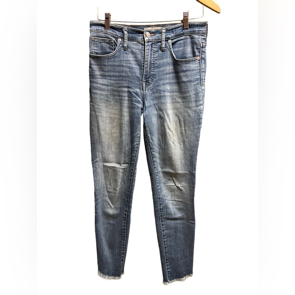 Madewell, 10 inch high-rise skinny jeans Sz 28